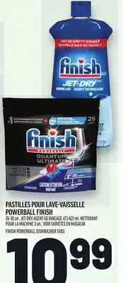 Metro PASTILLES POUR LAVE-VAISSELLE POWERBALL FINISH | FINISH POWERBALL DISHWASHER TABS offer