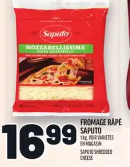 Metro FROMAGE RÂPÉ SAPUTO | SAPUTO SHREDDED CHEESE offer