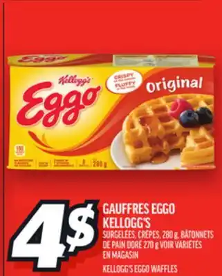 Metro GAUFFRES EGGO KELLOGG'S | KELLOGG'S EGGO WAFFLES offer