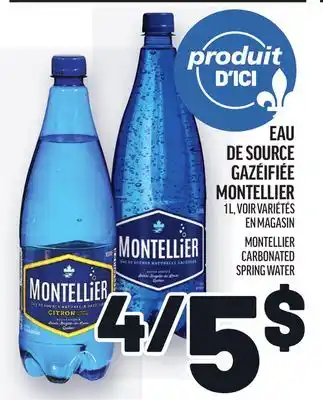 Metro EAU DE SOURCE GAZÉIFIÉE MONTELLIER | MONTELLIER CARBONATED SPRING WATER offer