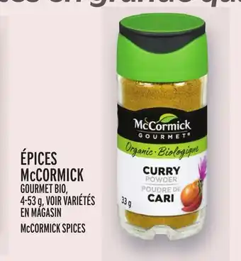 Metro ÉPICES MCCORMICK | MCCORMICK SPICES offer