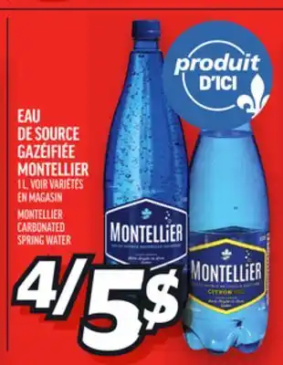 Metro EAU DE SOURCE GAZÉIFIÉE MONTELLIER | CARBONATED SPRING WATER offer