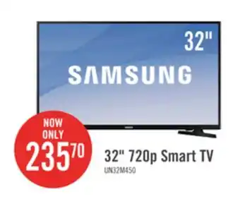 The Brick Samsung 32 LED Direct Lit 720p HDR PurColour 60Hz Smart TV (UN32M4500BFXZC) offer