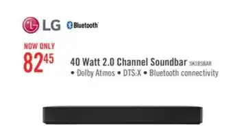 The Brick LG 2.0 CH Bluetooth Dolby Atmos DTS:X Soundbar (SK1.ACANLLK) offer