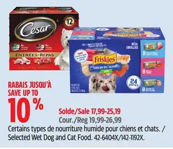 Canadian Tire Selected Wet Dog and Cat Food offer