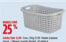 Canadian Tire Sterilite Weave Laundry Basket offer