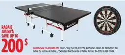 Canadian Tire EastPoint Selected Dartboards or Table Tennis offer