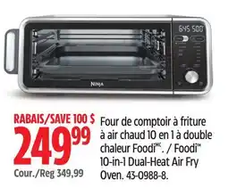 Canadian Tire Ninja Foodi 10-in-1 Dual-Heat Air Fry Oven offer