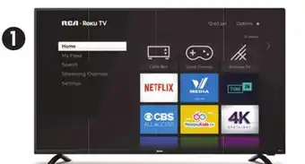 Canadian Tire RCA 50˝ 4K Roku Smart TV with HDMI Input offer