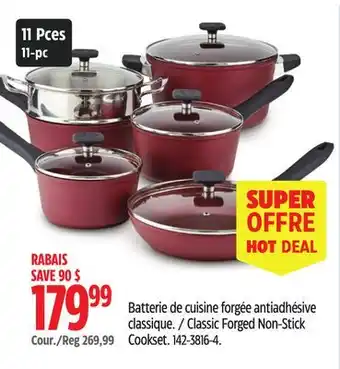 Canadian Tire Paderno Classic Forged Non-Stick Cookset offer