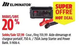 Canadian Tire Eliminator 750A Jump Starter and Power Bank offer