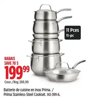 Canadian Tire Lagostina Prima Stainless Steel Cookware offer