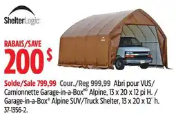 Canadian Tire Garage-in-a-Box Alpine SUV/Truck Shelter, 13 x 20 x 12´ h offer