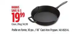 Canadian Tire 10˝ Cast-Iron Frypan offer