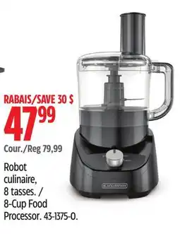 Canadian Tire 8-Cup Food Processor offer