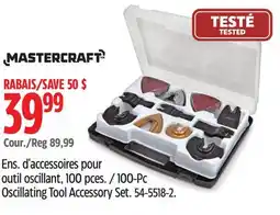 Canadian Tire 100-Pc Oscillating Tool Accessory Set Matercraft offer