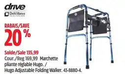 Canadian Tire Hugo Adjustable Folding Walker offer