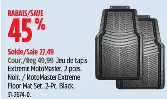 Canadian Tire MotoMaster Extreme Floor Mat Set offer