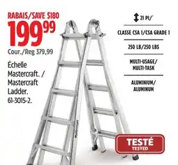 Canadian Tire Mastercraft Ladder offer