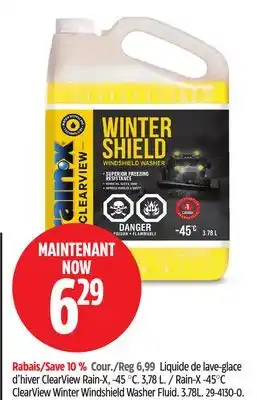 Canadian Tire Rain-X -45°C ClearView Winter Windshield Washer Fluid offer