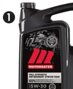 Canadian Tire MotoMaster Synthetic Motor Oil offer