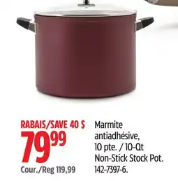 Canadian Tire Non-Stick Stock Pot offer