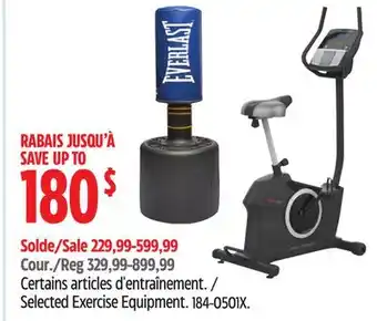 Canadian Tire Everlast Selected Exercise Equipment offer