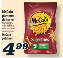 Marché Richelieu POMMES DE TERRE MCCAIN | MCCAIN POTATOES offer