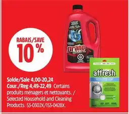 Canadian Tire Selected Household and Cleaning Products offer