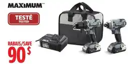 Canadian Tire MAXIMUM Impact Driver Combo Kit offer