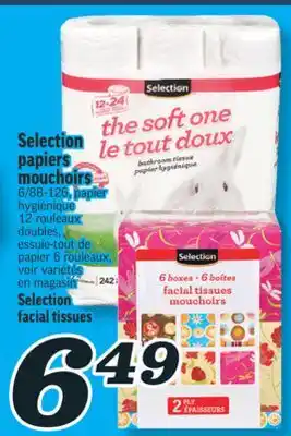 Marché Richelieu Selection papiers mouchoirs | Selection facial tissues offer