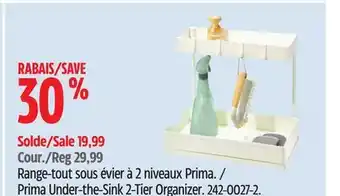 Canadian Tire Type A Prima Under-the-Sink 2-Tier Organizer offer