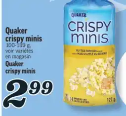 Marché Richelieu QUAKER CRISPY MINIS | QUAKER CRISPY MINIS offer