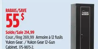 Canadian Tire Yukon Gear 12-Gun Cabinet offer