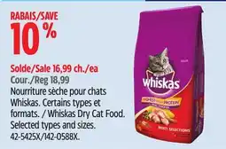 Canadian Tire Whiskas Dry Cat Food offer