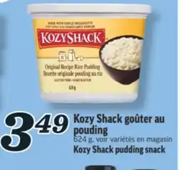 Marché Richelieu KOZY SHACK GOÛTER AU POUDING | KOZY SHACK PUDDING SNACK offer