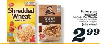 Marché Richelieu QUAKER GRUAU INSTANTANÉ | QUAKER OATMEAL offer