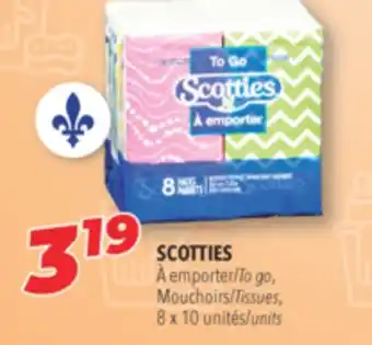 Familiprix SCOTTIES, To go, Tissues, 8 x 10 units offer