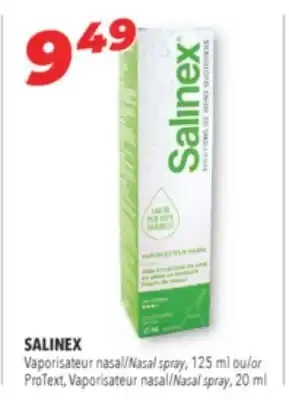 Familiprix SALINEX Nasal spray, 125 ml or ProText,Vaporisateur Nasal spray, 20 ml offer