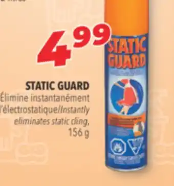 Familiprix STATIC GUARD Instantly eliminates static cling, 156 g offer