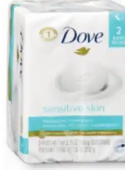 Familiprix DOVE or DOVE MEN CARE, Soap, 2x106 g offer