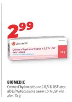 Familiprix BIOMEDIC, Hydrocortisone cream 0.5 % USP with aloe, 15 g offer