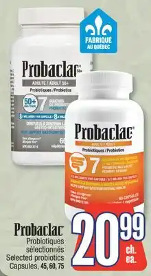 Jean Coutu PROBACLAC Selected probiotics offer