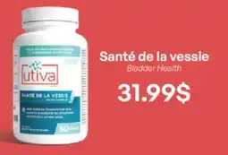 Jean Coutu UTIVA Bladder Health offer