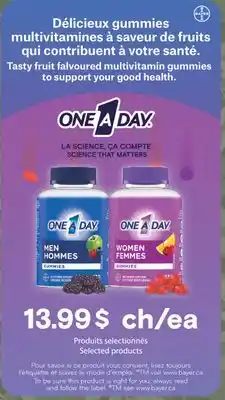 Jean Coutu ONE A DAY Selected products offer