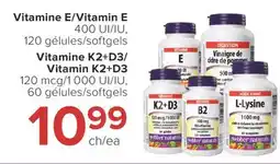 Jean Coutu WEBBER NATURALS Vitamine E/Vitamin E offer