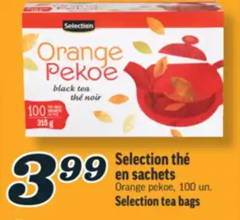 Marché Richelieu Selection thé en sachets | Selection tea bags offer