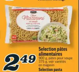 Marché Richelieu Selection pâtes alimentaires | Selection pasta offer