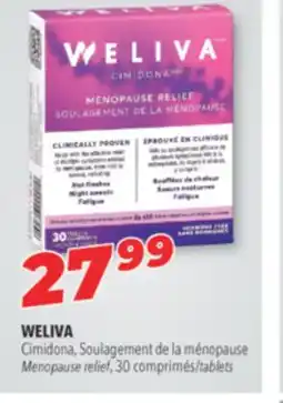 Familiprix WELIVA Menopause relief, 30 tablets offer