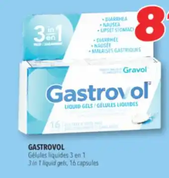 Familiprix GASTROVOL, Gélules liquides 3 en 1/3 in 1 liquid gels, 16 capsules offer